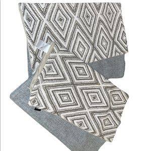 HPUK Decorative Throw Pillow Cover Set of 4 Geometric Design Linen Cushion Cover